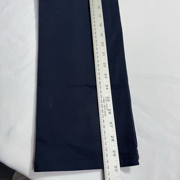 IZOD School Uniform Pants Flat Front Stretch Boys Size 16 Navy Blue - Picture 4 of 8